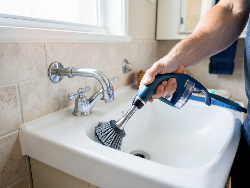 How to Flush the Gunk Out of Your Bathroom Sink Overflow Drain in Your Mordecai Rental
